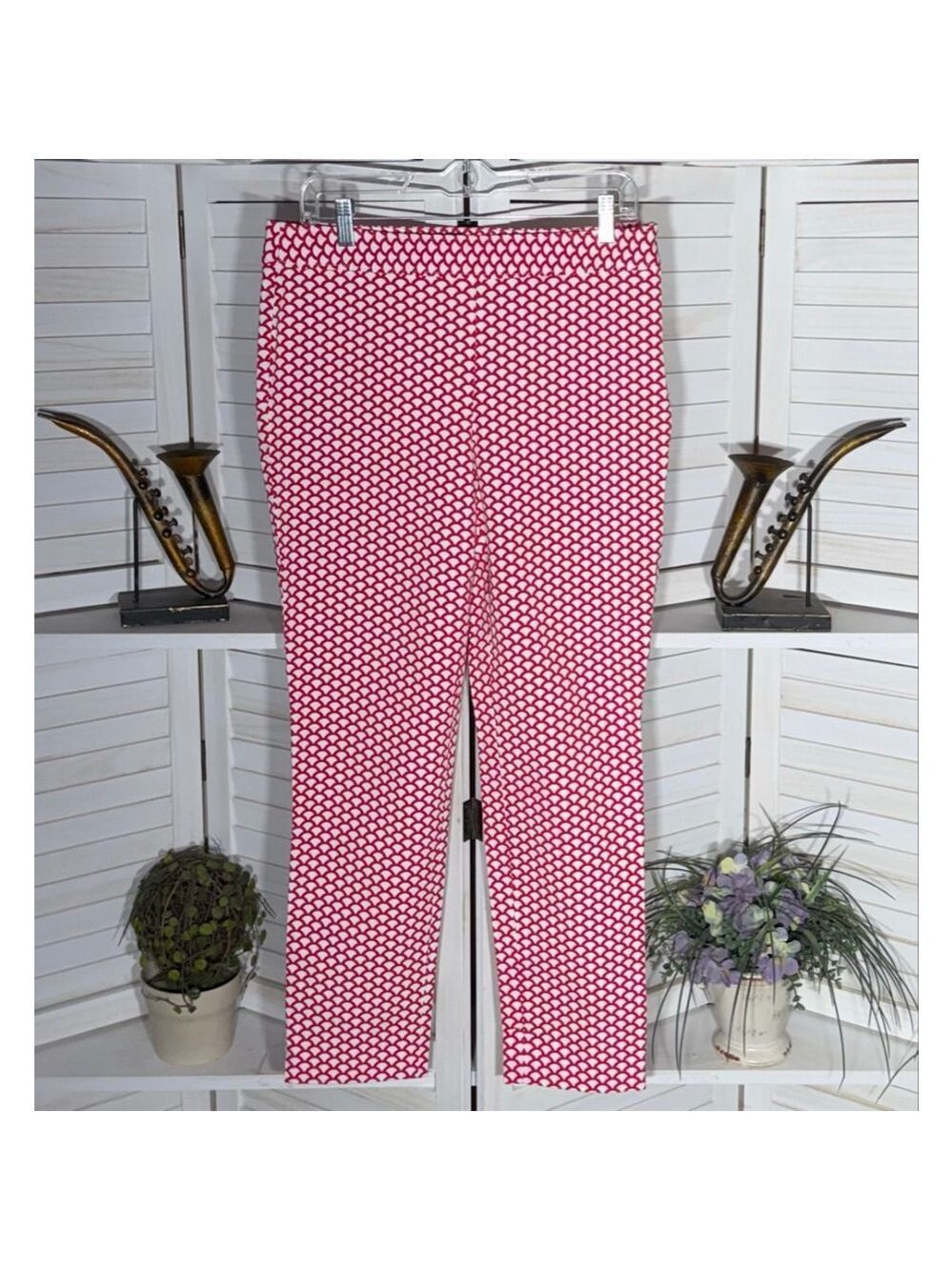 Red white nautical pants preppy Emily in Paris Fairy resort cruise beach travel